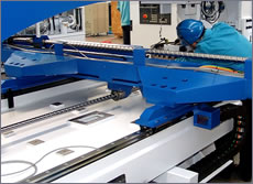 Traversa si prindera materialului