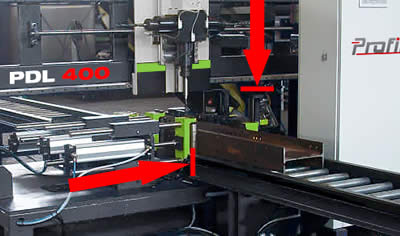 Clamping and feeding system