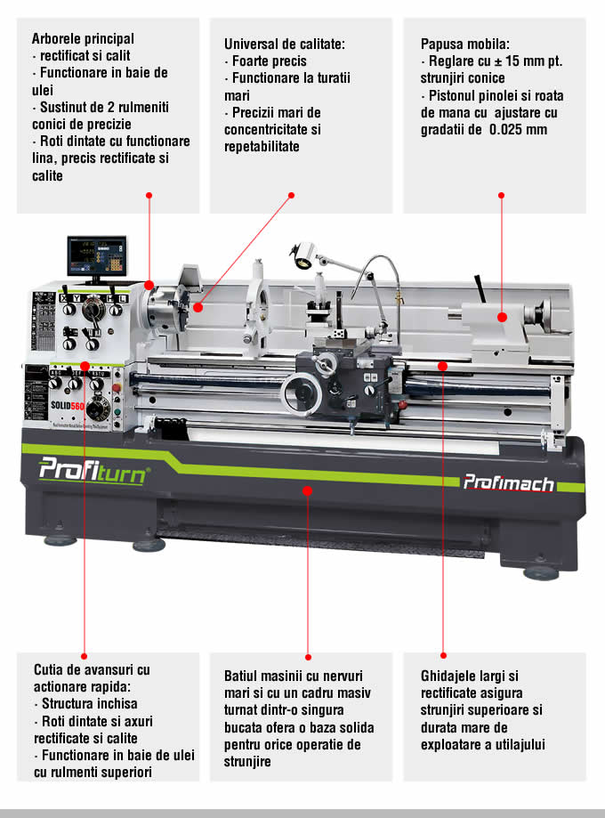 alfa metal machinery strunguri conventionale seria solid profimach