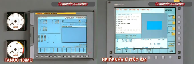 comanda numerica fanuc 18iMB vs Heidenhain Itnc 530