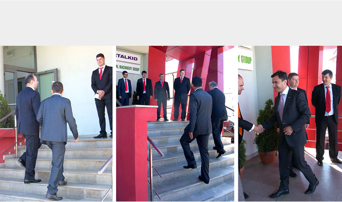 The visit of Belgium’s Ambassador,  his Excellency Mr. Philippe BEKE  to the new headquarters of Alfa Metal Machinery Group