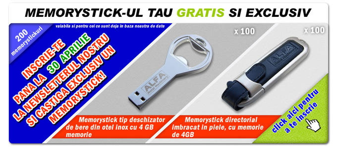 Memorystick-ul tau gratis si exclusiv