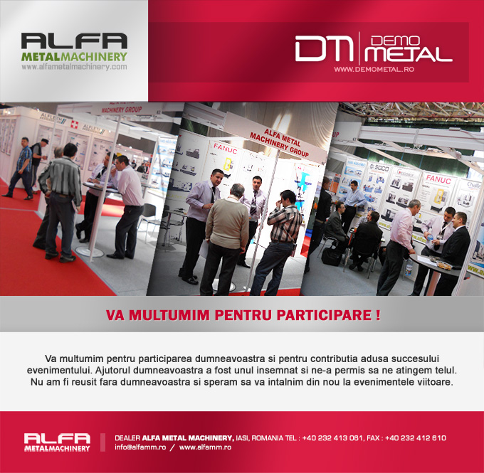Alfa Metal Machinery la Demo Metal 2013