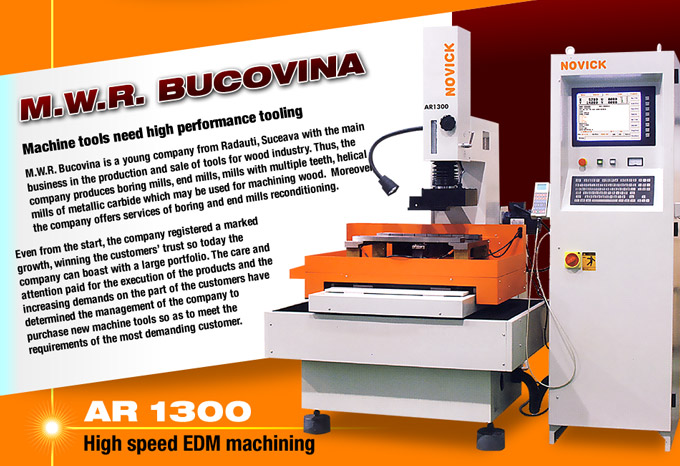 M.W.R-  Bucovina Machine tools need high performance tooling