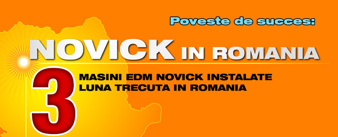 3 masini edm novick instalate luna trecuta in romania