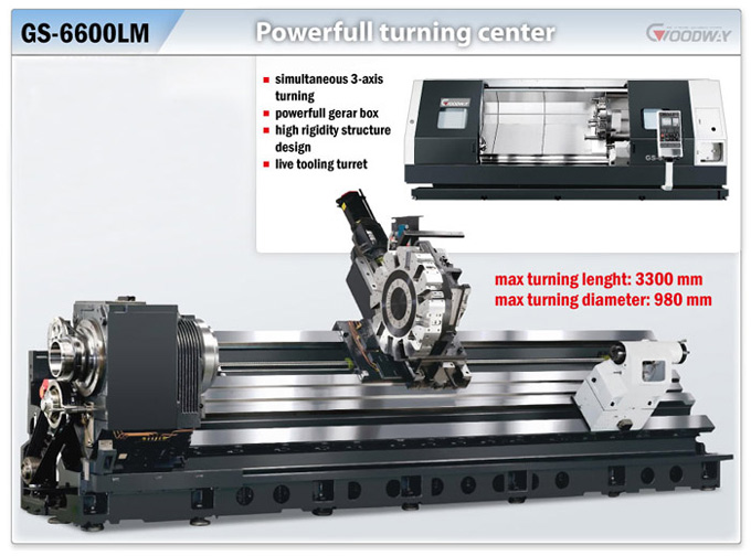 GS-6600LM - Powerful turning center
