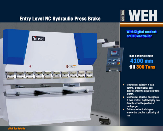 Entry Level NC Hydraulic Press Brake