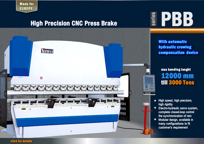 High Precision CNC Press Brake PBB Series