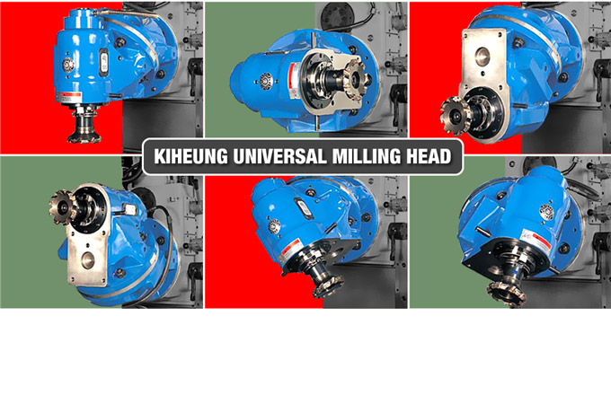 alfa metal machinery - kiheung - WITH UNIVERSAL MILLING HEAD