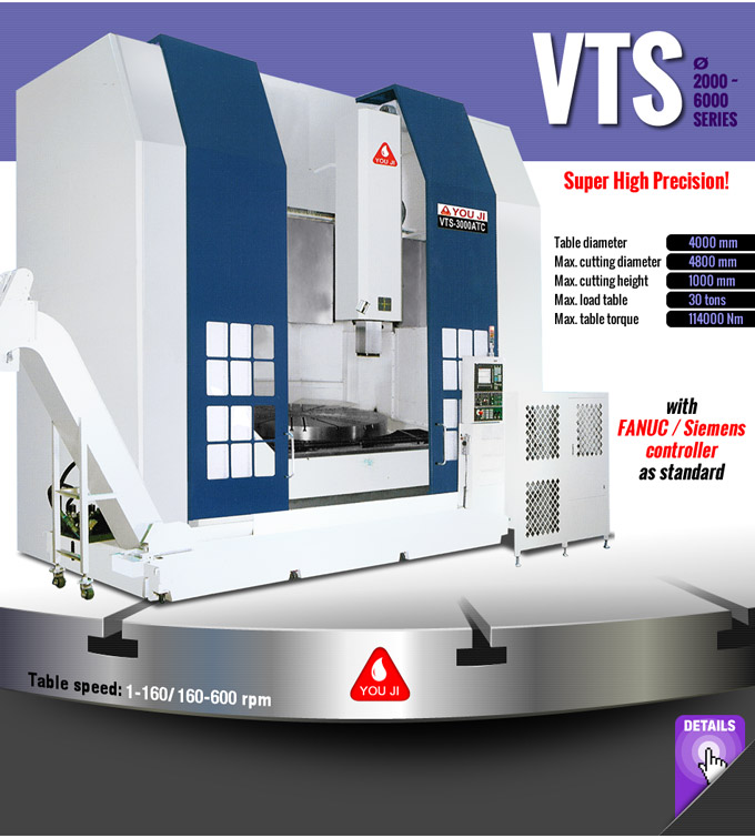 alfa metal machinery You Ji VTS Series