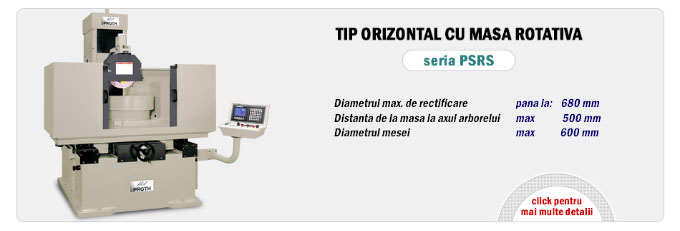 PSRS orizontal cu masa rotativa