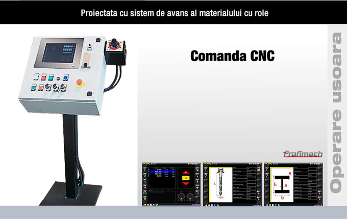 profimach automatic cnc driling line cnc control