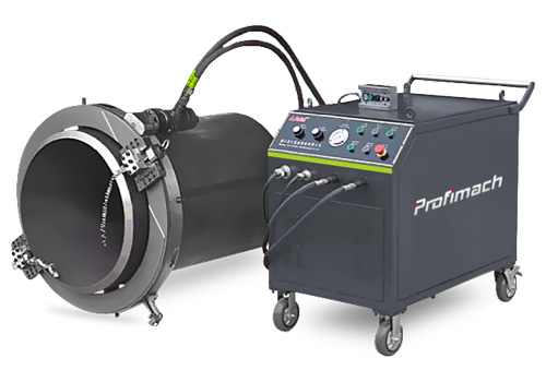 Portable Split Frame Pipe Cutting and Beveling Machines - profimach